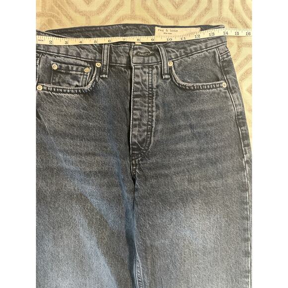 Rag & Bone Alex High Rise Straight distress Denim Jeans size 24 - Picture 3 of 8